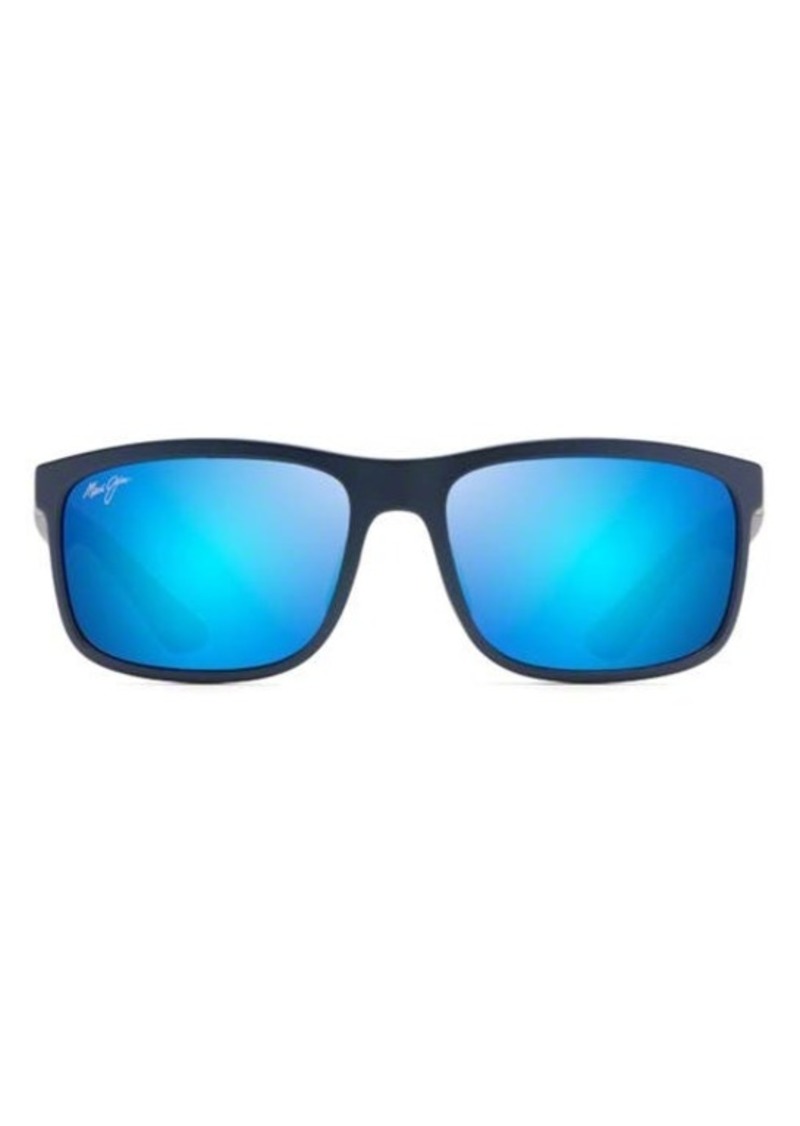 Maui Jim Huelo 58mm PolarizedPlus Rectangular Sunglasses
