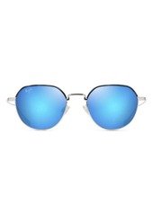 Maui Jim Island Eyes 50mm Mirrored PolarizedPlus2 Square Sunglasses
