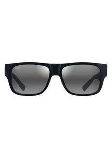 Maui Jim Keahi 56mm PolarizedPlus2 Rectangular Sunglasses