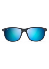 Maui Jim Lele Kawa 58mm Polarized Square Sunglasses