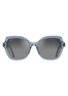 Maui Jim Mamane 55mm Polarized Butterfly Sunglasses