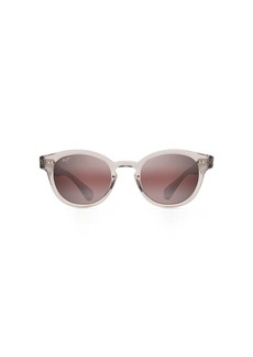 Maui Jim Men's and Women's Joy Ride Polarized Classic Sunglasses Crystal w/Hint of Pink/Maui Rose®