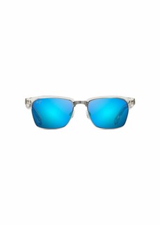 Maui Jim Men's and Women's Kawika Polarized Classic Sunglasses Crystal/Blue Hawaii