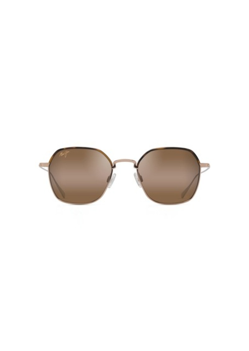 Maui Jim Men's and Women's Moon Doggy Polarized Fashion Sunglasses Gold/HCL® Bronze