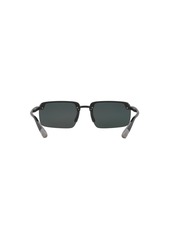 Maui Jim Men's Polarized Sunglasses, Laulima - Matte Black