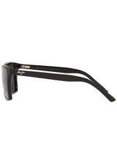 Maui Jim Men's Polarized Sunglasses, MJ000672 Cruzem 57 - Black Matte