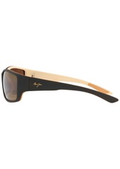 Maui Jim Men's Polarized Sunglasses, MJ000673 Local Kine 61 - Brown Tan