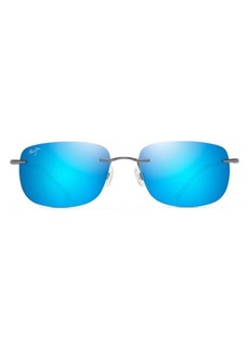 Maui Jim Ohai 59.5mm Polarized Rectangle Sunglasses