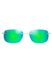 Maui Jim Ohai 59.5mm Polarized Rectangular Sunglasses