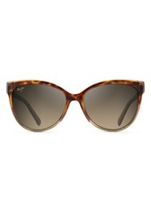 Maui Jim 'Olu 'Olu 57mm Polarized Cat Eye Sunglasses