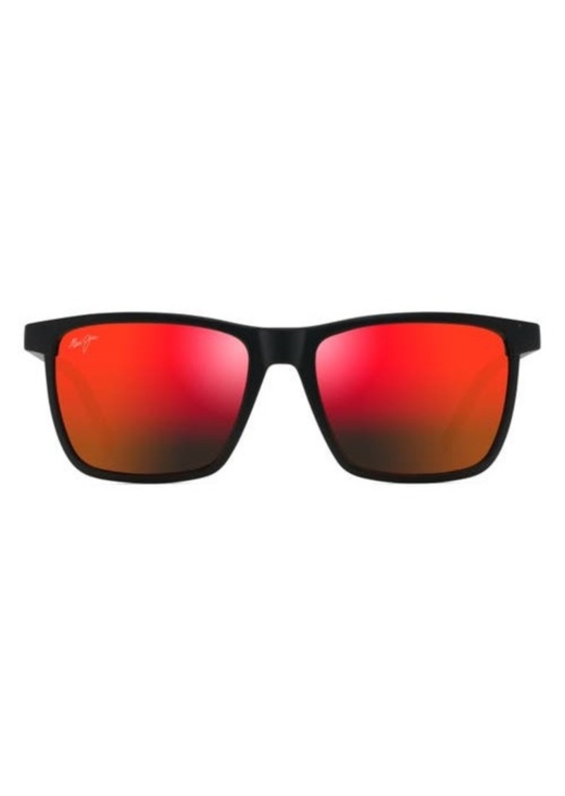 Maui Jim One Way 55mm PolarizedPlus2 Rectangular Sunglasses