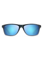Maui Jim Onshore 58mm Polarized Rectangular Sunglasses