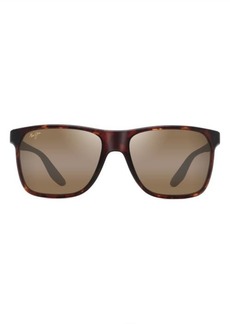 Maui Jim Pailolo 58.5mm Polarized Rectangle Sunglasses