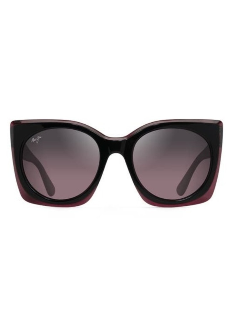 Maui Jim Pakalana 53mm Polarized Plus2 Cat Eye Sunglasses