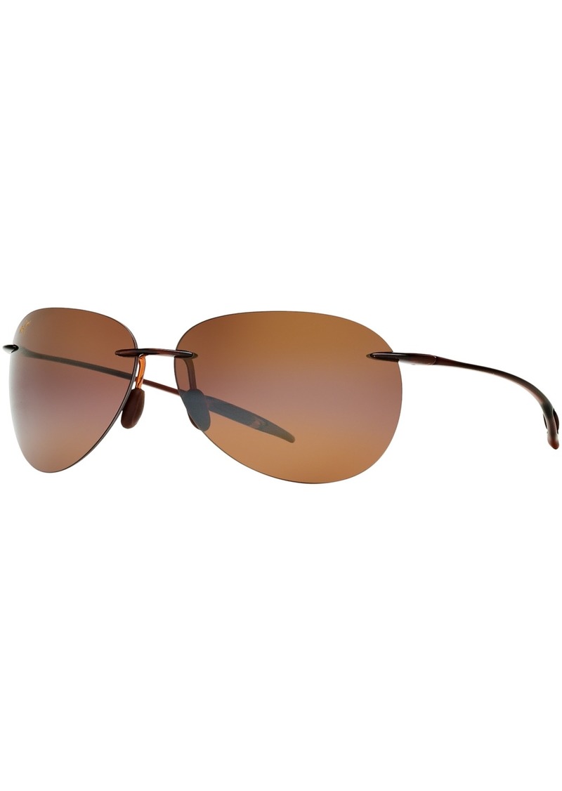 Maui Jim Polarized Sugar Beach Sunglasses, 421 - Brown/Bronze Mirror Polarized