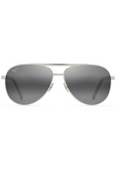 Maui Jim Seacliff 61mm Polarized Aviator Sunglasses