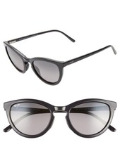 Maui Jim Star Gazing 50mm PolarizedPlus2® Cat Eye Sunglasses in Dark Navy/Neutral Grey at Nordstrom