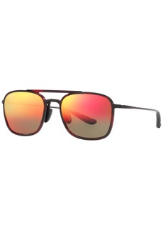 Maui Jim Unisex Keokea 55 Sunglasses, MJ00068355-z - Tortoise Red