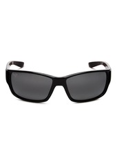 Maui Jim Unisex Local Kine Polarized Rectangular Sunglasses, 61mm 