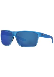 Maui Jim Unisex Polarized Sunglasses, Alenuihaha - Blue, Black