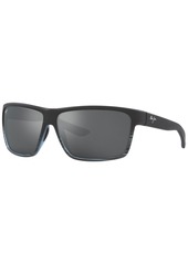 Maui Jim Unisex Polarized Sunglasses, Alenuihaha - Gray, Black