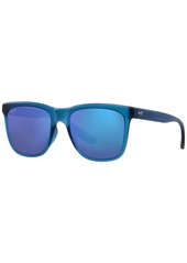 Maui Jim Unisex Polarized Sunglasses, MJ00069155-z 55 - Blue Matte