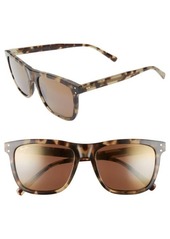 Maui Jim Velzyland 56mm PolarizedPlus2® Square Sunglasses in Olive Tortoise/Hcl Bronze at Nordstrom