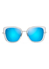 Maui Jim Violet Lake 53mm Polarized Round Sunglasses