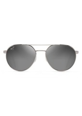 Maui Jim Waterfront 55mm Polarized Gradient Square Sunglasses