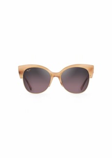 Maui Jim Women's Mariposa Polarized Fashion Sunglasses Coral with Rose Gold/Maui Rose®