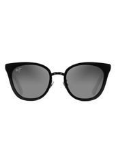 Maui Jim Wood Rose 50mm Polarized Cat Eye Sunglasses