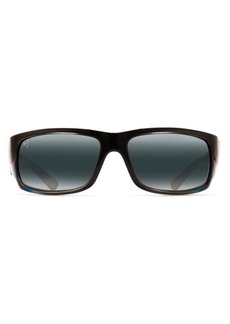 Maui Jim World Cup 64mm Polarized Oversize Sport Sunglasses