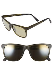 Maui Jim Tail Slide 53mm Polarized Sunglasses in Matte Green Stripe at Nordstrom