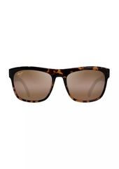 Maui Jim S-Turns 56MM Square Sunglasses