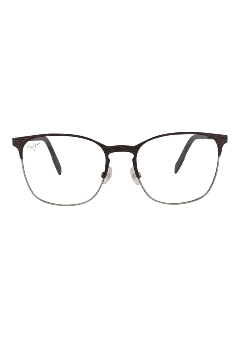 Maui Jim Square-Frame Stainless Steel Optical Frames