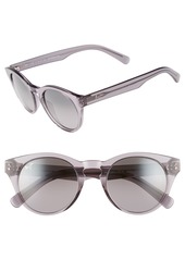 Maui Jim Dragonfly 49mm PolarizedPlus2(R) Cat Eye Sunglasses in Translucent Grey/Neutral Grey at Nordstrom