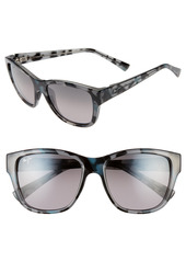 Maui Jim Hanapa'a 53mm PolarizedPlus2(R) Sunglasses in Grey Blue Black Tortoise/Grey at Nordstrom