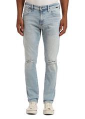 Mavi Jeans Jake Ripped Slim Fit Jeans in Bleachedripped Organic Vintage at Nordstrom Rack