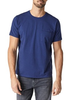 Mavi Jeans Stripe Cotton Pocket T-Shirt