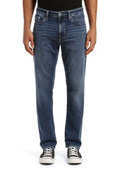 Mavi Jeans Zach Straight Jeans in Dark Brushed Feather Blue at Nordstrom Rack