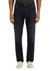 Mavi Jeans Zach Straight Leg in Deep Brushed Feather Blue at Nordstrom Rack