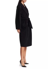 Max Mara 101801 Icon Madame Wool & Cashmere Double-Breasted Coat