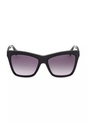 Max Mara 55MM Geometric Sunglasses