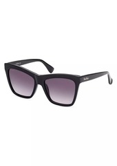 Max Mara 55MM Geometric Sunglasses