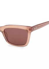 Max Mara 55MM Rectangular Sunglasses