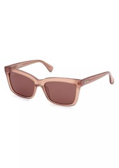 Max Mara 55MM Rectangular Sunglasses