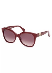 Max Mara 56MM Butterfly Sunglasses