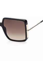 Max Mara 58MM Square Sunglasses