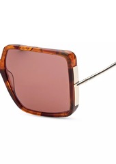 Max Mara 58MM Square Sunglasses