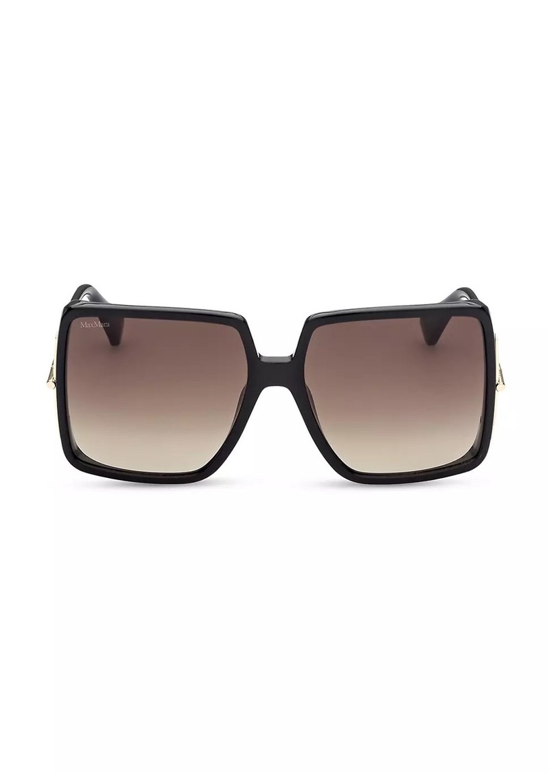 Max Mara 58MM Square Sunglasses